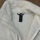 The North Face White Fuzzy Zip Up Photo 2