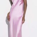 ZARA midi dress satin effect slip maxi wedding party coctail Photo 5