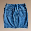 Newport News Vintage  Jeanology Collection 1980s Denim Skirt Size 10 100% Cotton Photo 3