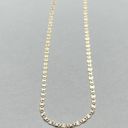 Tehrani Jewelry 14k REAL Gold Solid 2.5 mm Tri color Valentino Chain Necklace with Spring Clasp Photo 5