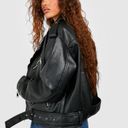 Boohoo oversized leather jacket Photo 1