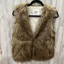 Jack by BB Dakota  Vest Castleton Faux Fur Sleeveless Festival Boho Retro Photo 0