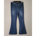 Risen NWT  High Rise Button Fly Vintage Flare Jeans RDP1269 Size 30/11 Photo 4