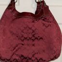 Coach  Soho Signature Large Hobo Bag Crimson Red Photo 4