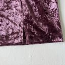 Abound NORDSTROM Purple velour Mini Skirt Purple Plus Size 1X crushed NEW Photo 4