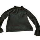 Banana Republic  Merino Wool Cashmere Ruffle Mock Neck Sweater Medium Photo 0