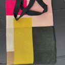 Anthropologie  Hansel From Basel Color Block Knit Tote Bag Photo 3