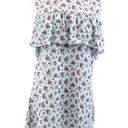 Bongo NEW Joe Boxer Juniors Floral Mini Dress Ruffle Mint Floral Cold Shoulder Size L Photo 0