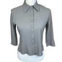 Max Studio  3/4 sleeve blouse, size Medium, buttons, career, silk blend, NWT Photo 0