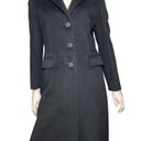 Cinzia Rocca Women’s Size 8 Black Wool Notched Collar Classic Coat Photo 2