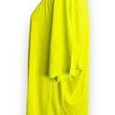 Lane Bryant  Women's Plus Bright Highlighter Yellow Perfect Sleeve Tee 22/24 NWOT Photo 1