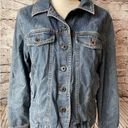 L.L.Bean  Women’s  Lined Jean Jacket Denim Button Size M Photo 0