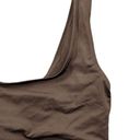 SKIMS NWT  Swim Tank Bikini Top Cocoa Size Large SW-TNK-0743 Photo 2