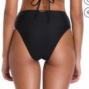 Relleciga Women's Black High Cut High Waisted Bikini Bottom Photo 2