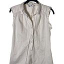 Balenciaga white button down sleeveless top Photo 0