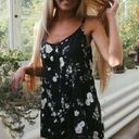 Brandy Melville  rare black floral Kimia romper Photo 0