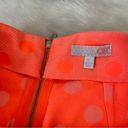 GB Bright Orange Polka Dot Pleated Front Shorts Photo 2