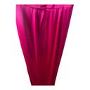 Lee NWT Sau  Preston Satin Maxi Dress One Shoulder High Slit Raspberry Size 6 Photo 5