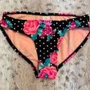 OP Ocean Pacific Neon Floral Polka Dot Bikini Bottoms Photo 0