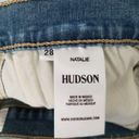 Hudson Jeans Hudson Natalie Midrise Slim Boyfriend Crop Honey Bee Blue Jeans WOMENS SIZE 28 Photo 13