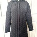 Jones New York Grey  hooded quilted coat Photo 13