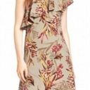 ASTR  The Label Floral One Shoulder Mini Dress women's size medium Photo 1