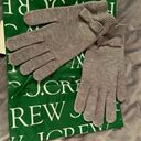 J.Crew  Factory Bow tech gloves Grey OS NWT Photo 1