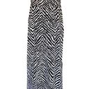 Chico's  Black & white GEMMA convertible zebra maxi dress Size 1/ US womens 8 Photo 2