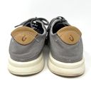 Olukai  Ki'ihele Li Gray Lace Up Canvas Sneakers Shoes Women’s Size 7.5 Photo 8