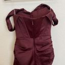 House Of CB  'Rhoda' Raisin Off Shoulder Corset Dress wine  /Size S NWOT Photo 10