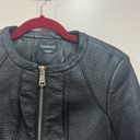 Bebe  Black Textured Jacket Photo 2