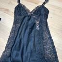 Victoria's Secret Victoria’s Secret black lace slip dress Photo 0