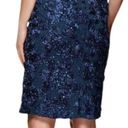 Alex Evenings  ROSETTE & SEQUIN SHEATH DRESS size 10 Photo 4