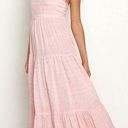 l*space L* Santorini Maxi Dress in Rose Quartz Size XL Photo 0