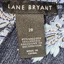 Lane Bryant  Womens Plus Size 28 Blue Floral High Low Skirt Stretchy Waistband Photo 2