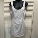 Denim By Jealous Tomato White Denim Bodycon Sleeveless Zip Backless Dress Size L Size L Photo 0