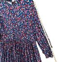 Draper James  Kitty Dress Womens 3XL Blue Multicolor Ditsy Floral Soft Stretchy Photo 9