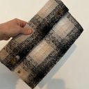 Anthropologie  Schuler & Sons Philadelphia Wool Plaid Clutch Photo 0