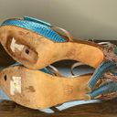 House of Harlow  1960 Nancie Snake Print High Heel Sandal - size 38.5 (7.5 US) Photo 5