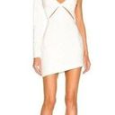 NBD  Tobias Mini Dress in Ivory White Cutout One Sleeve Asymmetrical Size XS Photo 0