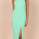 Petal and Pup  Zahra Green Midi Side Slit Dress 8 Photo 0