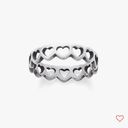 James Avery Silver  Heart Ring Photo 4