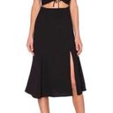 NBD Revolve x  Tie Me Down Black Midi Dress Photo 4