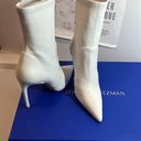 Stuart Weitzman Women's 100 Stretch High Heel Booties white #chic #casual #party #classic #winter Photo 4