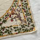 Tan Cherub Angel Floral Print Bandana Photo 1