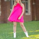 Main Strip L  Pink Organza Dress Photo 5