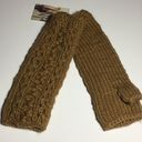 Ecote NWT  Fingerless Gloves Dark Gold Photo 0