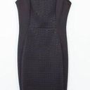 Karl Lagerfeld  Black Embellished Sleeveless Midi Sheath Dress Size 4 Photo 0