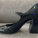 Marc Fisher  Charin Square Toe Block Heel Mary Jane Black Patent Sz 9 Pump Shoe Photo 5