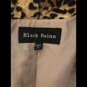 Black Rainn  Animal Print Blazer Brown/Black Medium Photo 4